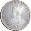 Silver Half Rupee Coin of King George V of Calcutta Mint of 1930.