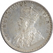 Silver One Rupee Coin of King George V of Bombay Mint of 1912.