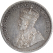 Silver One Rupee Coin of King George V of Bombay Mint of 1918.