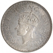 Silver One Rupee Coin of King George VI of Bombay Mint of 1940.