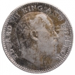 Silver Half Rupee Coin of King Edward VII of Calcutta Mint of 1907.