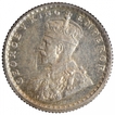 Silver Quarter Rupee Coin of King George V of Calcutta Mint of 1930.