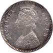 Silver Two Annas Coin of Victoria Queen of Calcutta Mint of 1862.