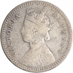 Silver Two Annas Coin of Victoria Empress of Calcutta Mint of 1887.