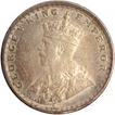 Silver Two Annas Coin of King George V of Bombay Mint of 1913.