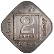 Copper Nickel Two Annas Coin of King George V of Calcutta Mint of 1919.