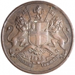 Copper One Twelfth Anna Coin of East India Company of Madras Mint of 1835.