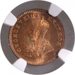 Bronze One Twelfth Anna Coin of King George V of Calcutta Mint of 1921.