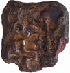 Cast Copper Half Kakani Coin of Maurya Sunga Dynasty.