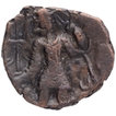 Copper Tetradrachma Coin of Vasudeva I of Kushan Dynasty.