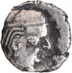 Silver Drachma Coin of Bhatradaman of Western Kshatrapas.