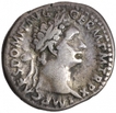 Silver Denarius Coin of Domitian of Roman Empire.