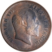 Copper One Quarter Anna Coin of King Edward VII of Calcutta Mint of 1903.