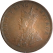 Copper One Quarter Anna Coin of King George V of Calcutta Mint of 1934.