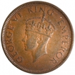 Bronze One Quarter Anna Coin of King George VI of Bombay Mint of 1940.