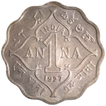 Copper Nickel One Anna Coin of King George V of Calcutta Mint of 1927.