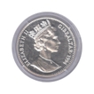 Gibraltar of 21 ECUS Silver Crown Proof Coin about Trains of 1994.