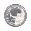 Large Silver 20 Balboas Proof Coin of Panama of 1978.