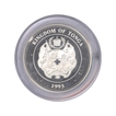 Silver One Paanga Proof Coin of Tonga of 1993.