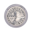 Silver Twenty Five Ecu Proof Coin of Portugal of 1997.