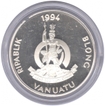 Silver Twenty  Vatu Proof Coin of Vanuatu of 1994.