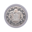 Silver Twenty Five Ecu Proof Coin of Isle of Man of 1994.