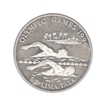 Silver Five Dollars Proof Coin of Olympic Games of Tokelau of 1996.