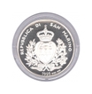 Silver Five Thousand Lire Proof Coin of San Marino of 1998.