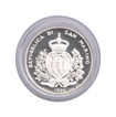 Silver Ten Thousands Lire Europa Monetary Union of San Marino of 1999.