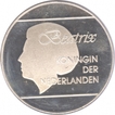 Netherlands Silver Twenty Five Florin Coin of Olympic Games of 1992.