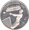 Samoa Silver Ten Dollars Proof Coin of Olympic Games of Hammer Throw of 1992.