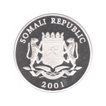 Somali Hundred Shillings Proof Coin of Olympic Games of Running days of 2001.