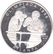 Cuba Silver Ten Pesos Proof Coin of Olympic Games of 1996.