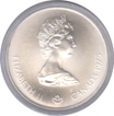 Canada Silver Five Dollars Proof Coin of XXI Olympic Games of 1976.