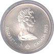 Canada Five Dollars Proof Coin of XXI Olympic Games of 1976.