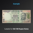 Currency Note Sleeves of Old 100 Rs Notes PVC Free Plastic Holders