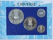 1994 Silver Proof Set International Labour Organisation-World of work Bombay Mint.