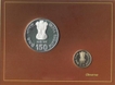 2010 Proof Set Income Tax- 150 Years of Building India Silver 150 Rupees and 5 Rupees Kolkata Mint.